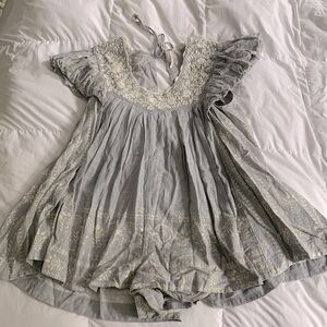Free people size medium embroidered summer romper! Worn once!